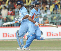 Raina was involved in a 54-run stand with captain Mahendra Singh Dhoni for fifth wicket.