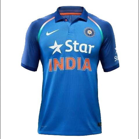 The new Team India cricket jersey