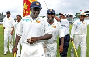 Debutant Mendis and veteran Muttiah Muralitharan shared 19 wickets as Sri Lanka registered their biggest win against India in the the 1st Test in Colombo.