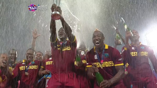 Darren Sammy become first captain win second World T20 title.