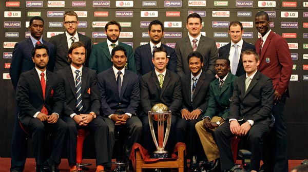 Captains of the 14 competing teams at the World Cup paraded through Dhaka's historic Bangabandhu Stadium on Thursday